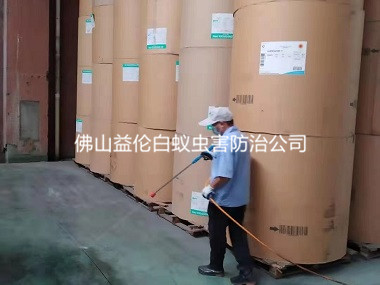 高明荷城仓库防白蚁工程